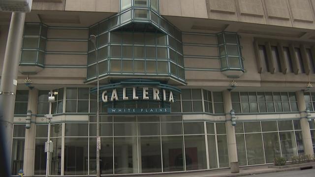The exterior of the Galleria at White Plains mall 