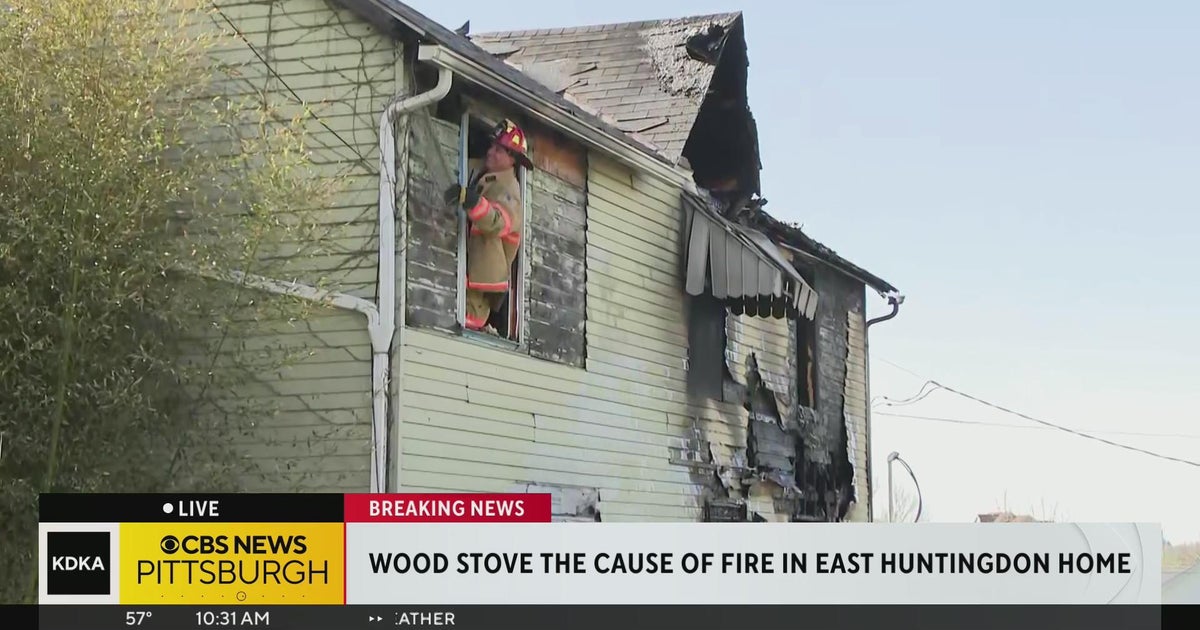 Wood stove causes house fire in Westmoreland County - CBS Pittsburgh