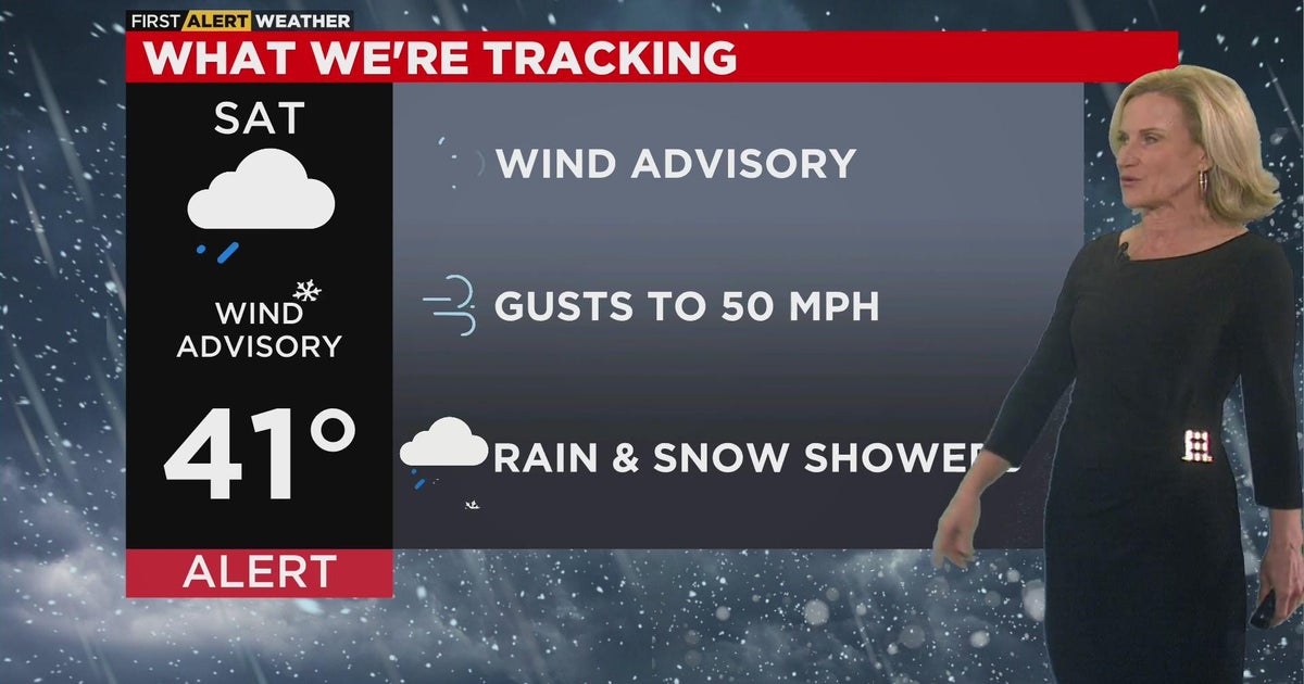 Chicago First Alert Weather: Wind advisory Saturday - CBS Chicago
