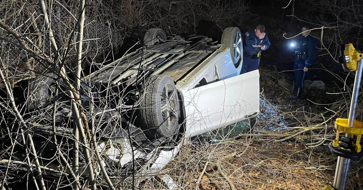 Driver seriously injured in rollover crash on Route 128 in Weston