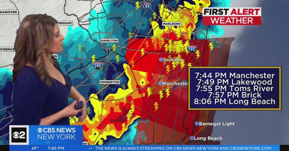 Tornado Warnings issued in multiple New Jersey counties - CBS New York