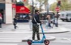 Rental E-Scooters in Paris as Residents Vote on Citywide Ban 