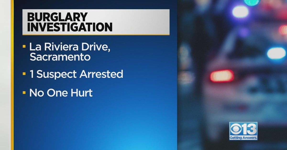 Suspect arrested after burglary on La Riviera Drive