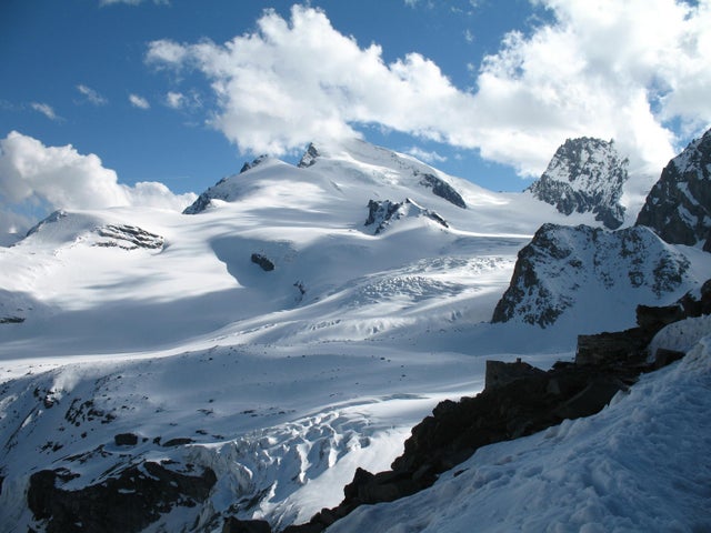 Allalingletscher. Mischabel. Saas Fee. Suisse. Europe