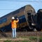 Train slams into crane and derails in the Netherlands, killing 1