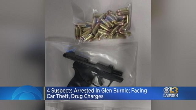 Four people arrested in connection to a drug bust in Glen Burnie
