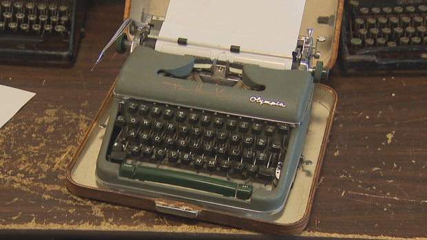 Tom Hanks Cambridge typewriter