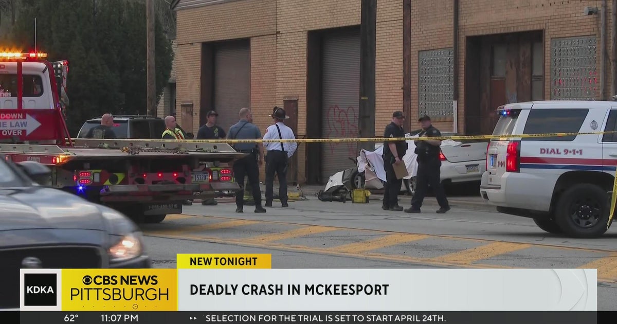 Woman killed in crash in McKeesport CBS Pittsburgh
