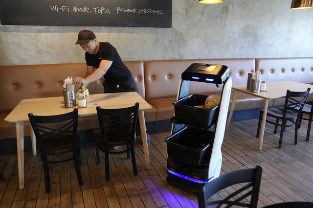Robot waiters taking more orders, improving assisted living dining rooms -  McKnight's Senior Living