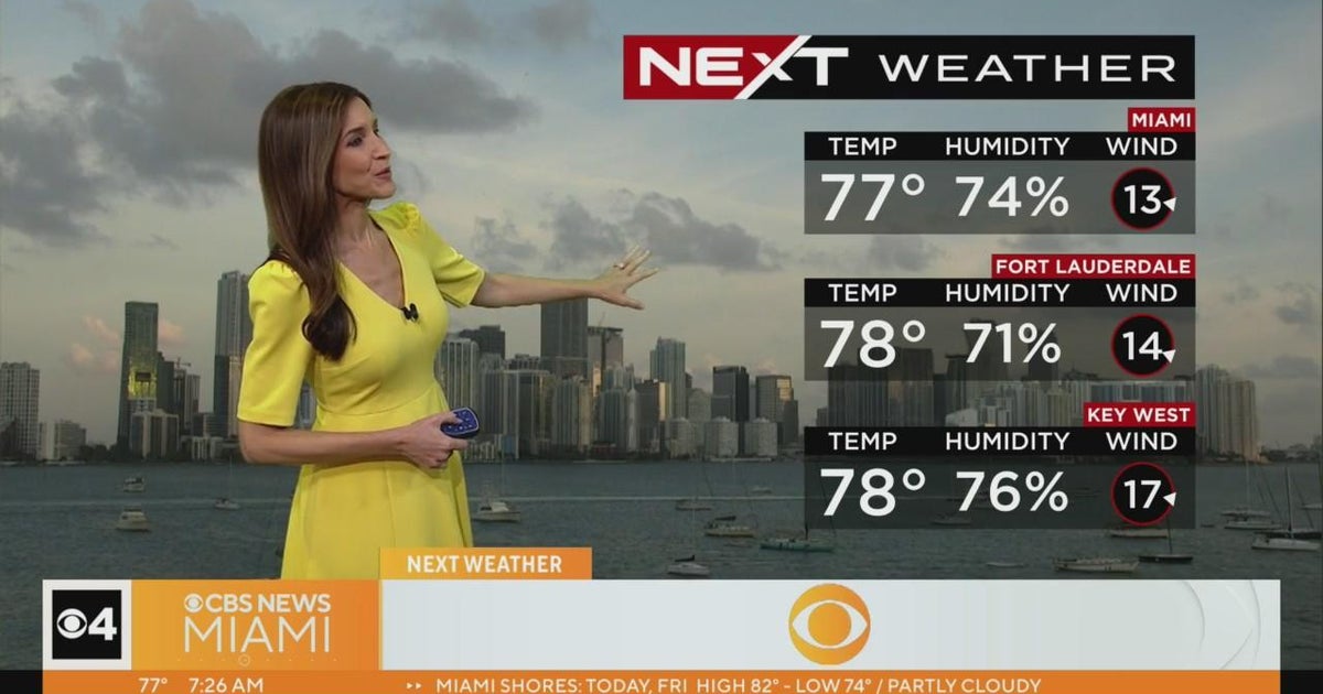 NEXT Weather forecast for Friday 4/7/2023 7AM - CBS Miami
