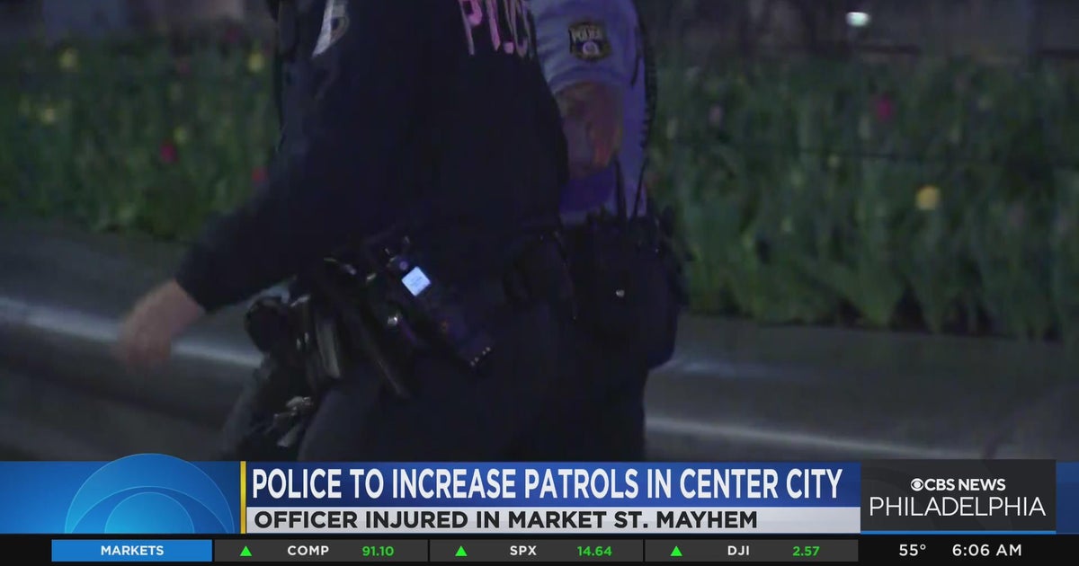 Philadelphia police beefing up patrols in Center City - CBS Philadelphia