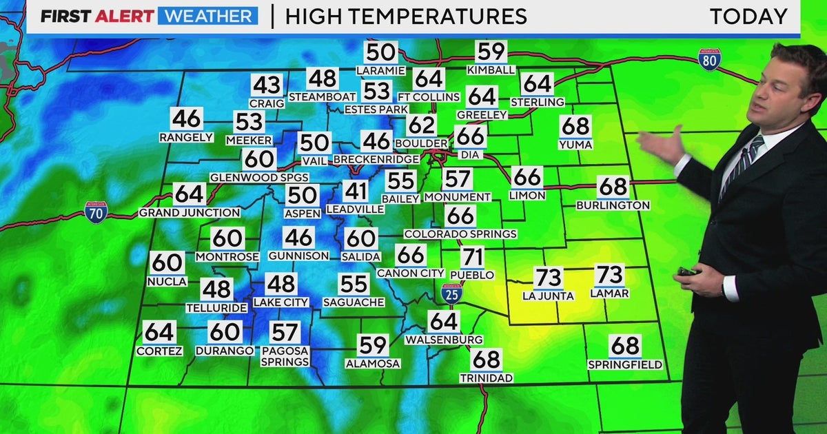 Warming trend kicks into high gear starting today - CBS Colorado
