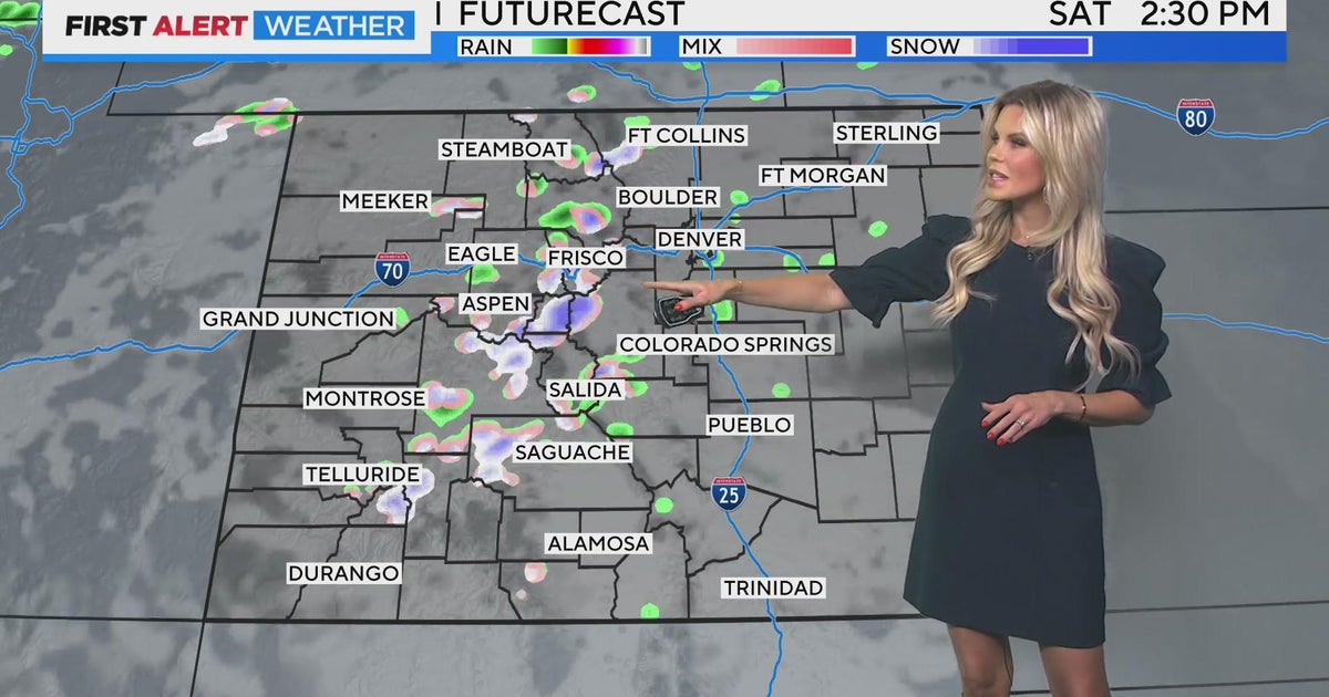 A Few Light Showers Possible Saturday - CBS Colorado