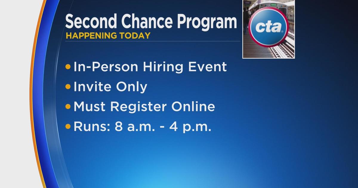 CTA hosting hiring event Saturday through second chance program CBS