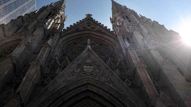 New York's St. Patrick's Cathedral Prepares For Pope Francis's Visit 
