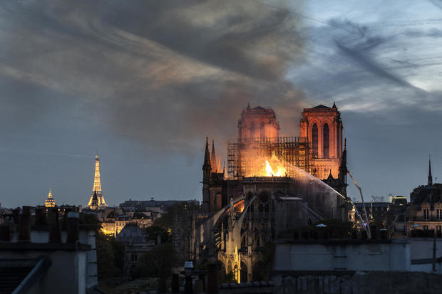 Fire Breaks Out At Iconic Notre-Dame Cathedral In Paris 