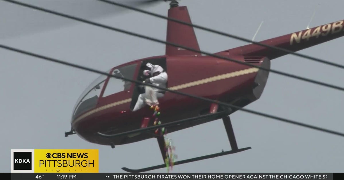 Helicopter Easter egg drop happens in Murrysville CBS Pittsburgh