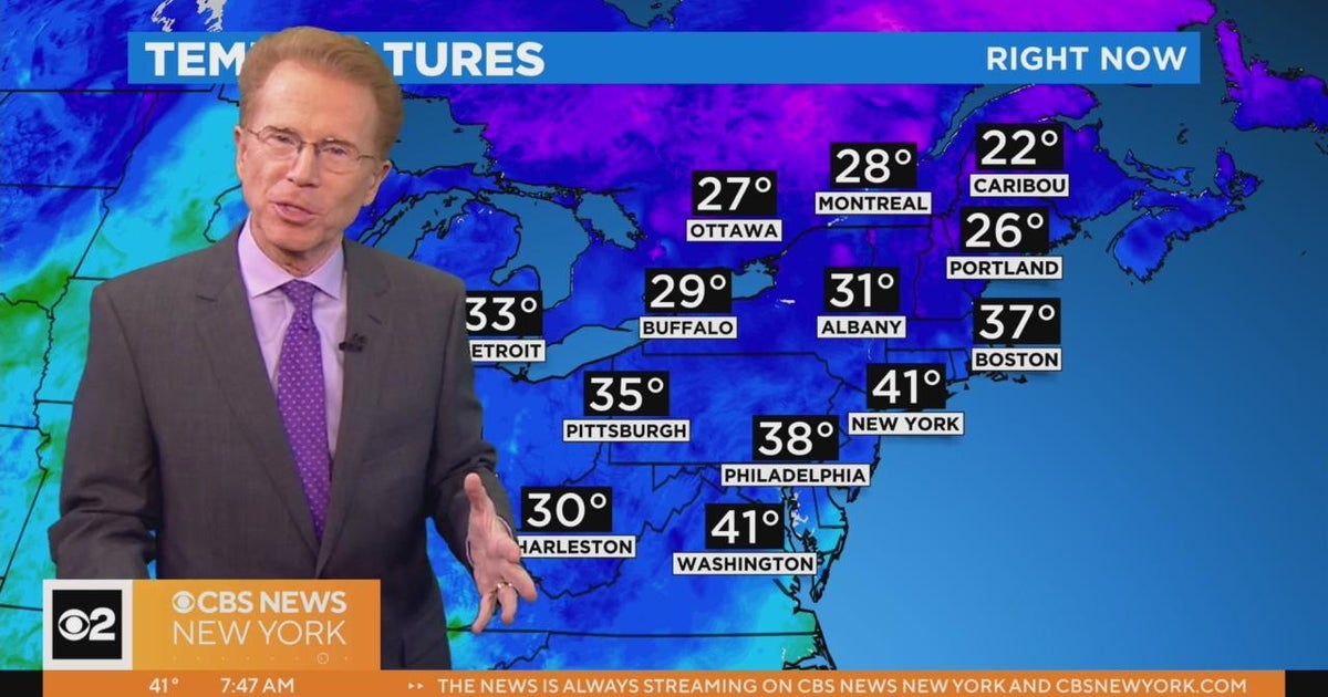 First Alert Weather: CBS2's 4/9 Sunday morning update - CBS New York