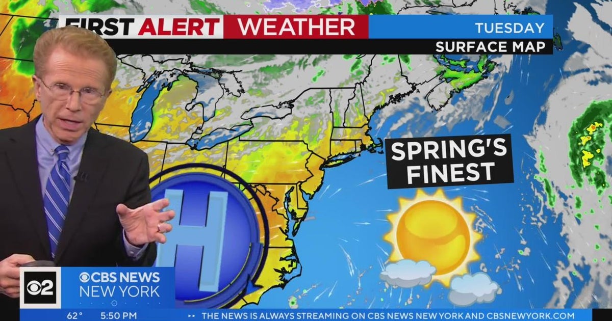 First Alert Weather: CBS2's 4/10 Monday evening update - CBS New York