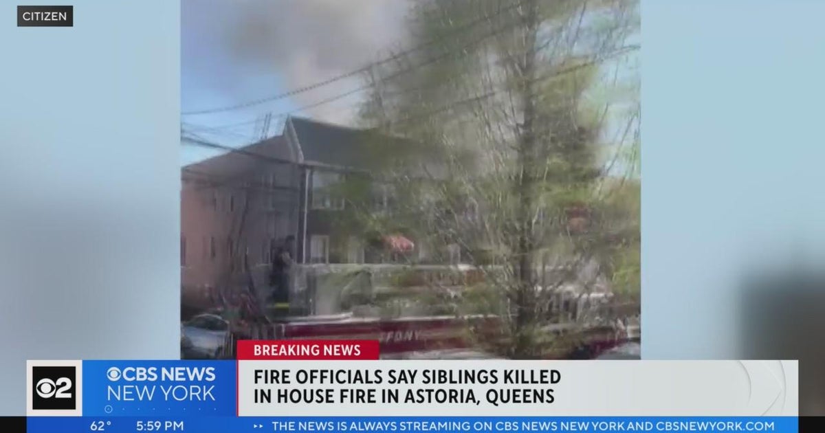 Siblings killed in Queens house fire - CBS New York