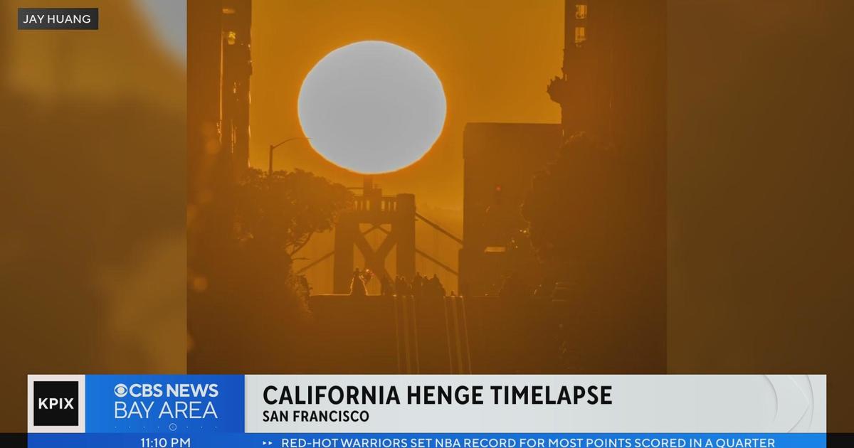 "California Henge" draws large crowd to weekend San Francisco sunrise