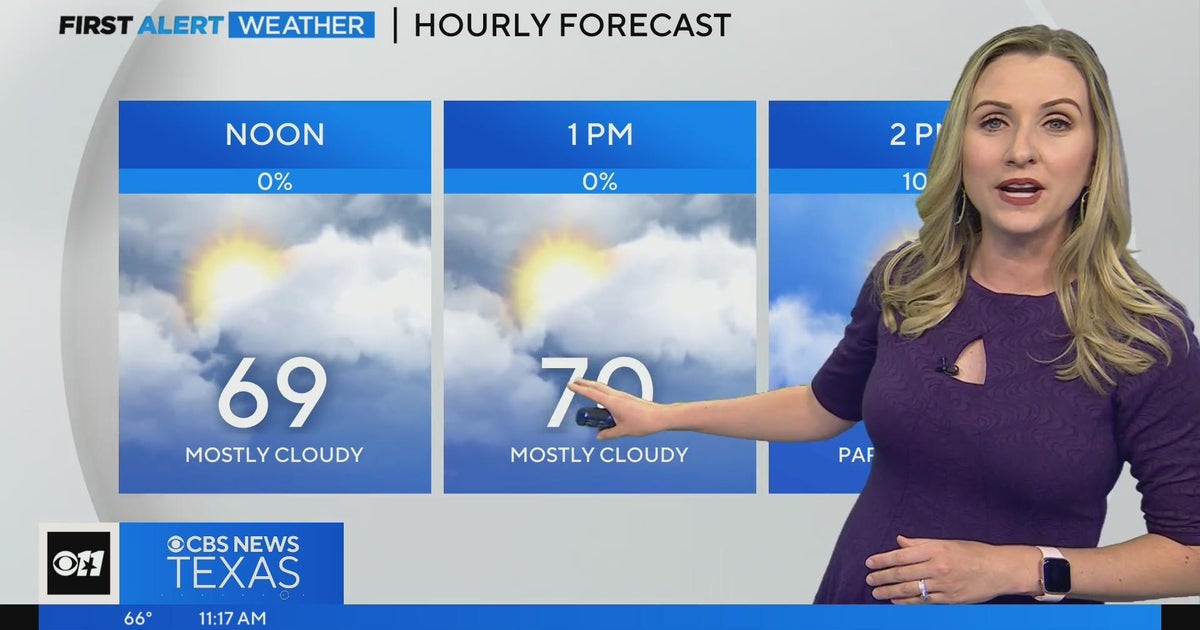 Mix of clouds, sun with highs in the 70s - CBS Texas
