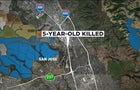 5-Year-Old Killed: Locator Map 