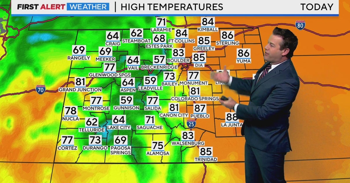 Record heat today and tomorrow - CBS Colorado