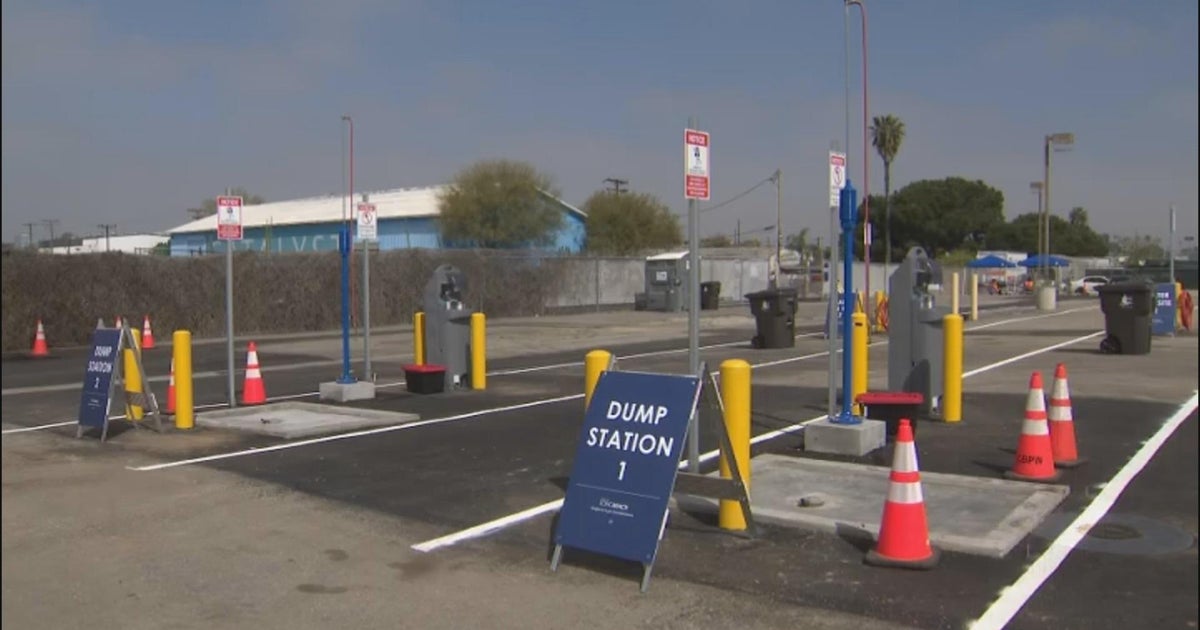 Long Beach launches RV waste dumping site to help homeless residents