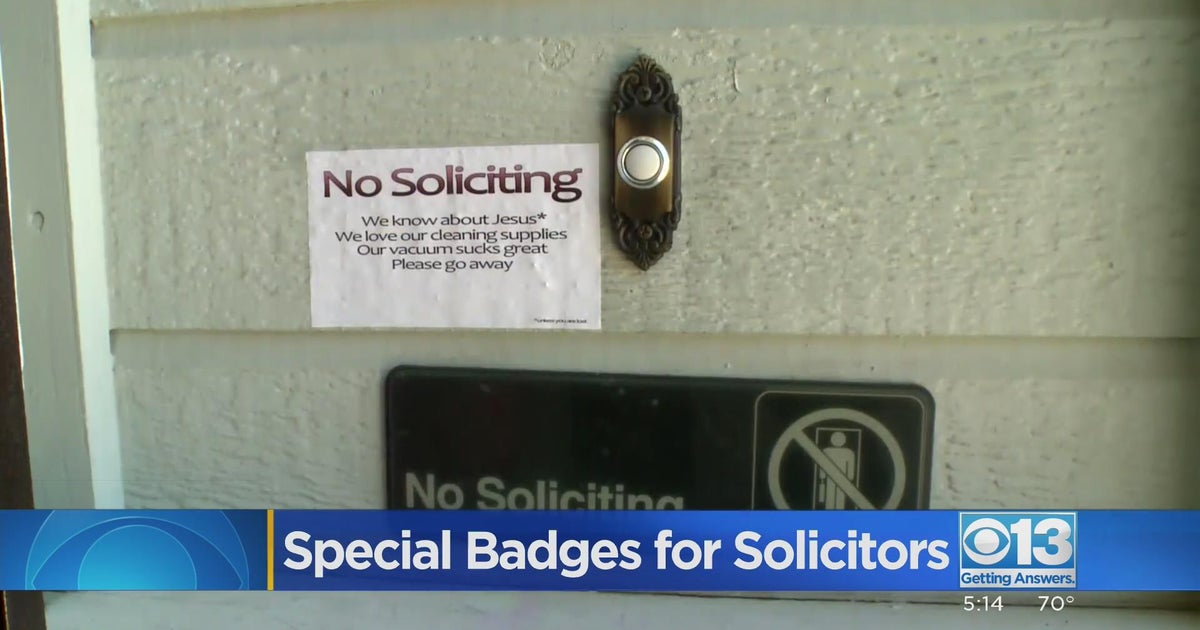 Vacaville police to cite door-to-door solicitors without badges