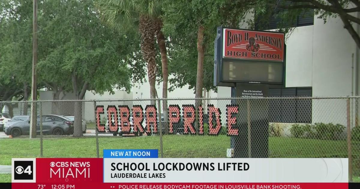 Lockdown Lifted After Gun Scare At Lauderdale Lakes School Cbs Miami 