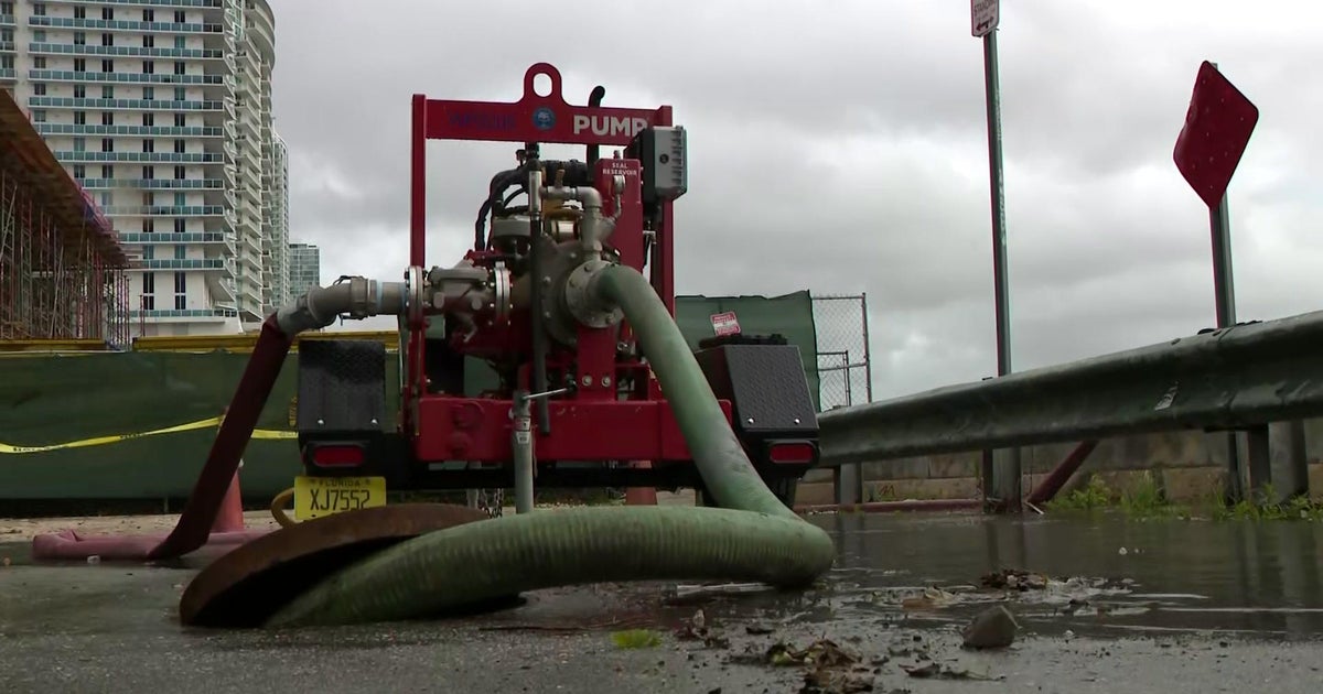 Miami working pumps to lessen flood of issues