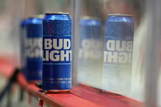 Bud Light beer cans 