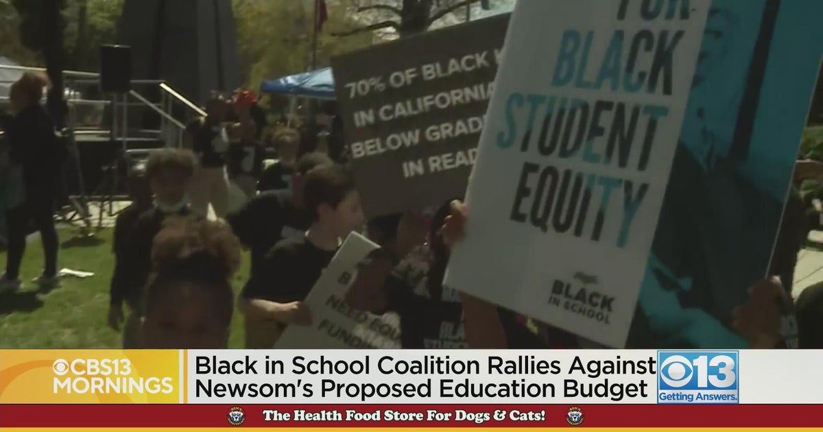 Black students rally for more public education funding at the Capitol