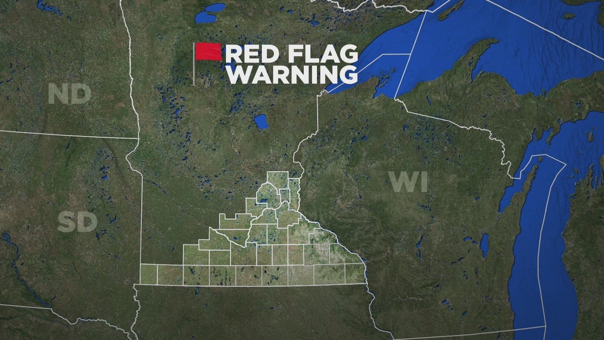 Twin Cities, southern Minnesota under red flag warnings Thursday - CBS ...