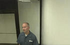 Former Minneapolis police officer Derek Chauvin, serving time for the 2020 murder of George Floyd, appears via Zoom from a federal prison in Tucson, Ariz., on Friday, March 17, 2023. Chauvin pleaded guilty to aiding and abetting, failing to file tax returns to the state of Minnesota for the years 2016 and 2017. 