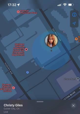 Christy Giles phone location 