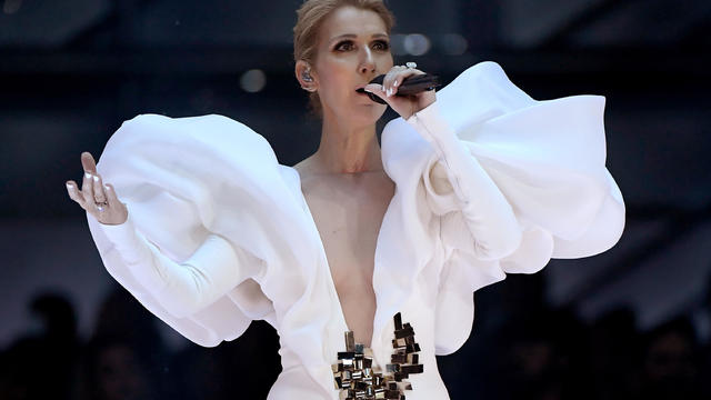 Céline Dion performing at the Billboard Music Awards 