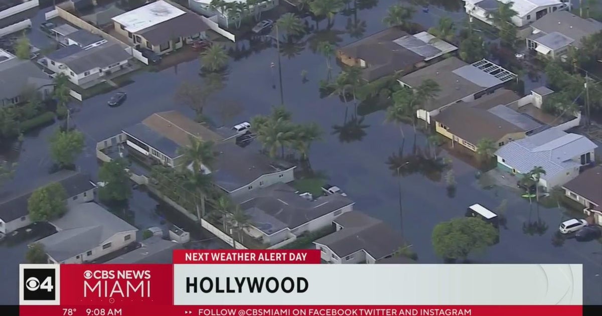 Several Broward cities inundated with flood waters - CBS Miami