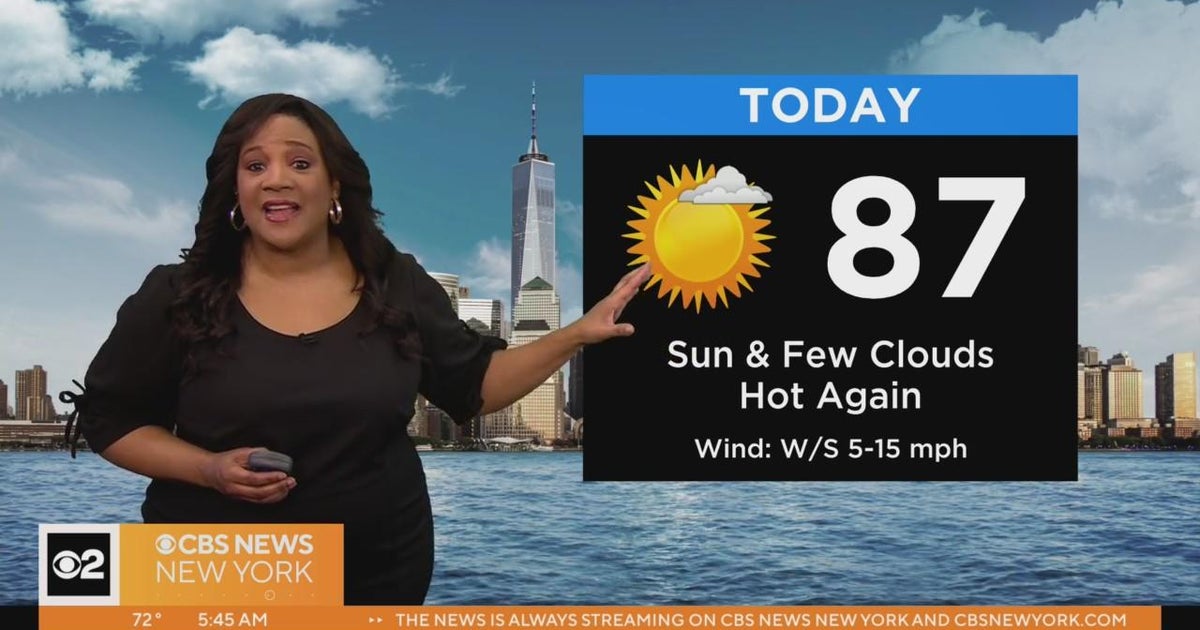 First Alert Weather: Another hot one - CBS New York
