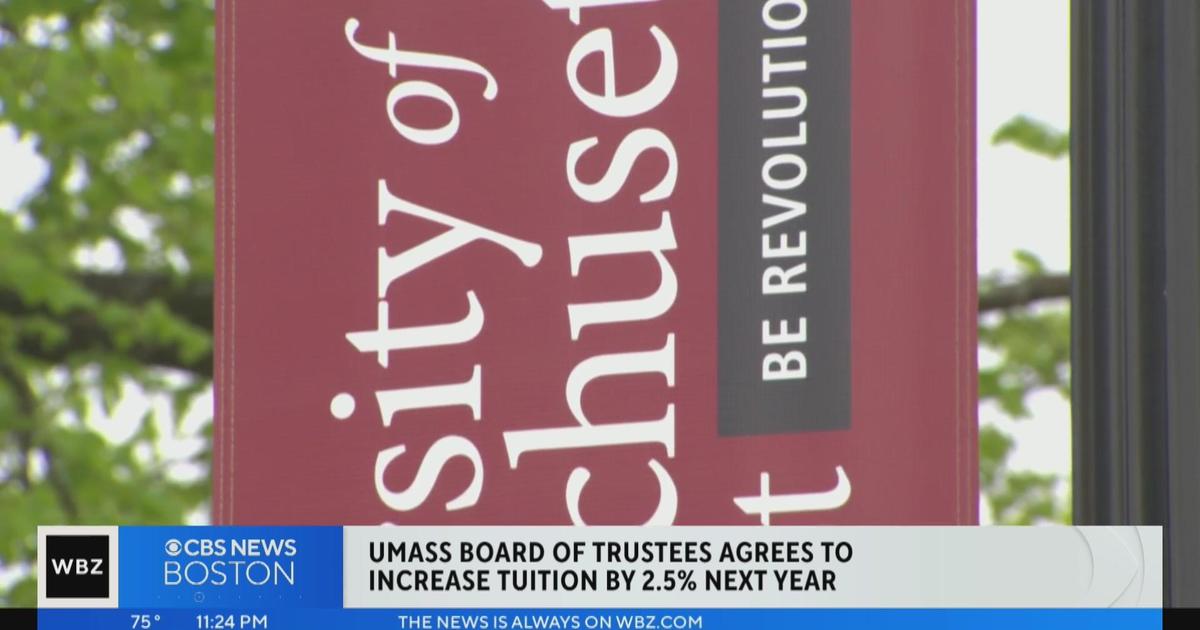 UMass announces tuition hike CBS Boston