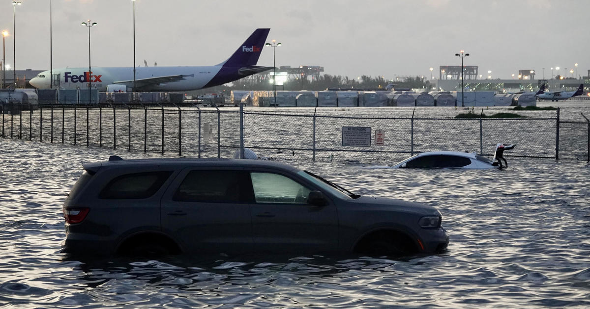 Updated Fort Lauderdale Map Shows Where Worst Of Flooding Remains CBS   Gettyimages 1251797845 