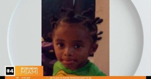 Amber Alert Issued For Missing 3 Year Old Boy Last Seen In Miami Cbs