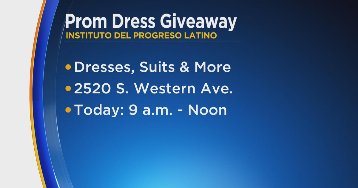 Instituto Del Progreso Latino hosting prom dress giveaway CBS Chicago