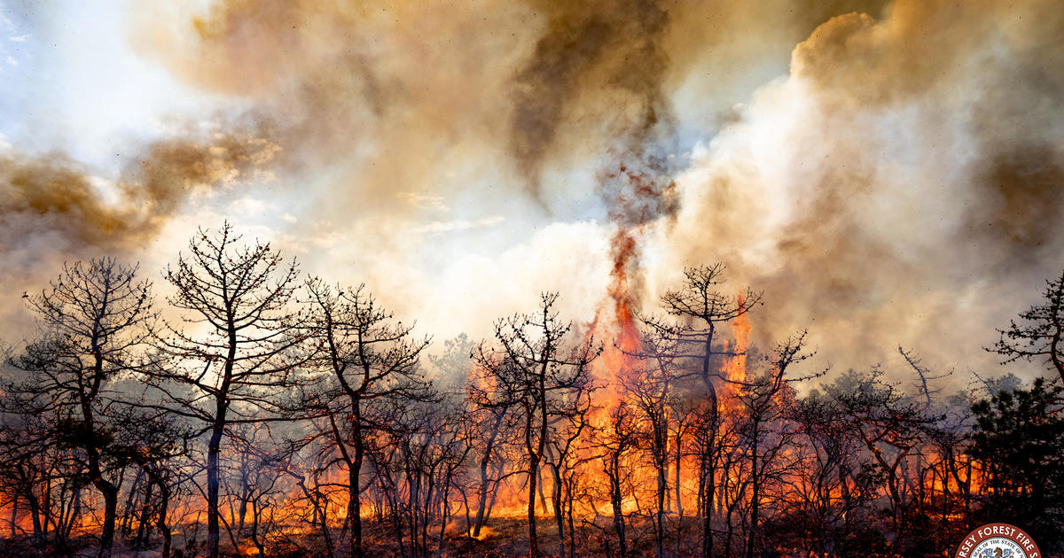 Bass River fire near Tuckerton burning through 3,100 acres