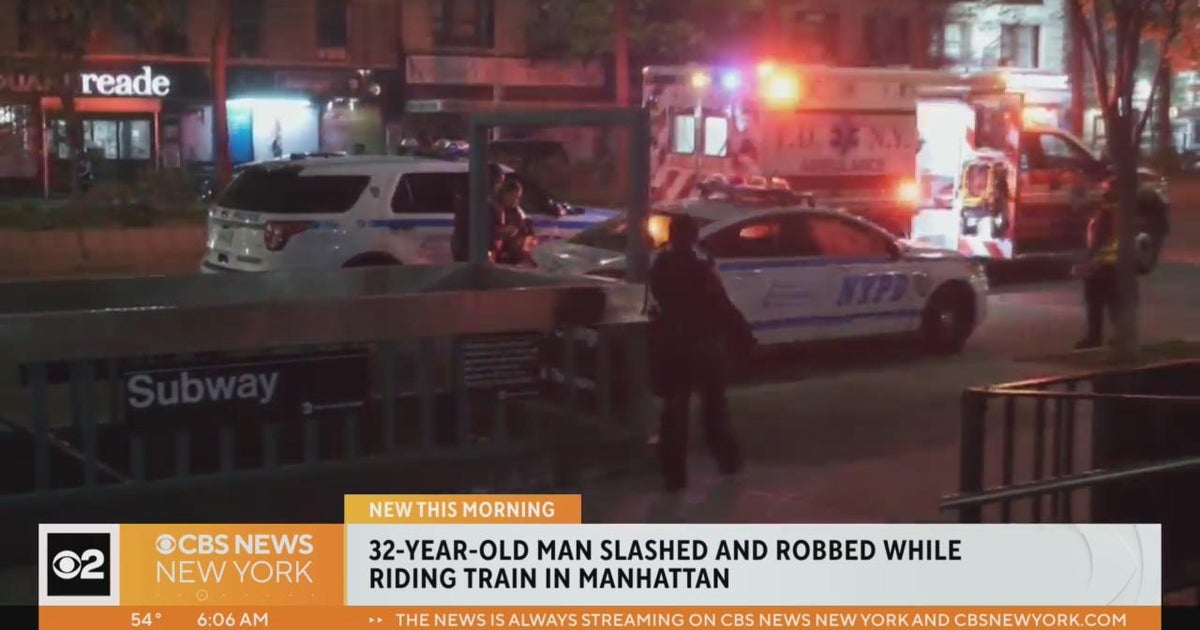 Subway rider slashed and robbed - CBS New York