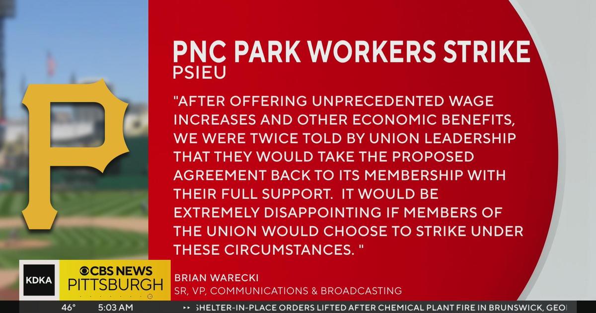 PNC Park ushers union avoids strike after reaching tentative agreement with  Pirates - CBS Pittsburgh