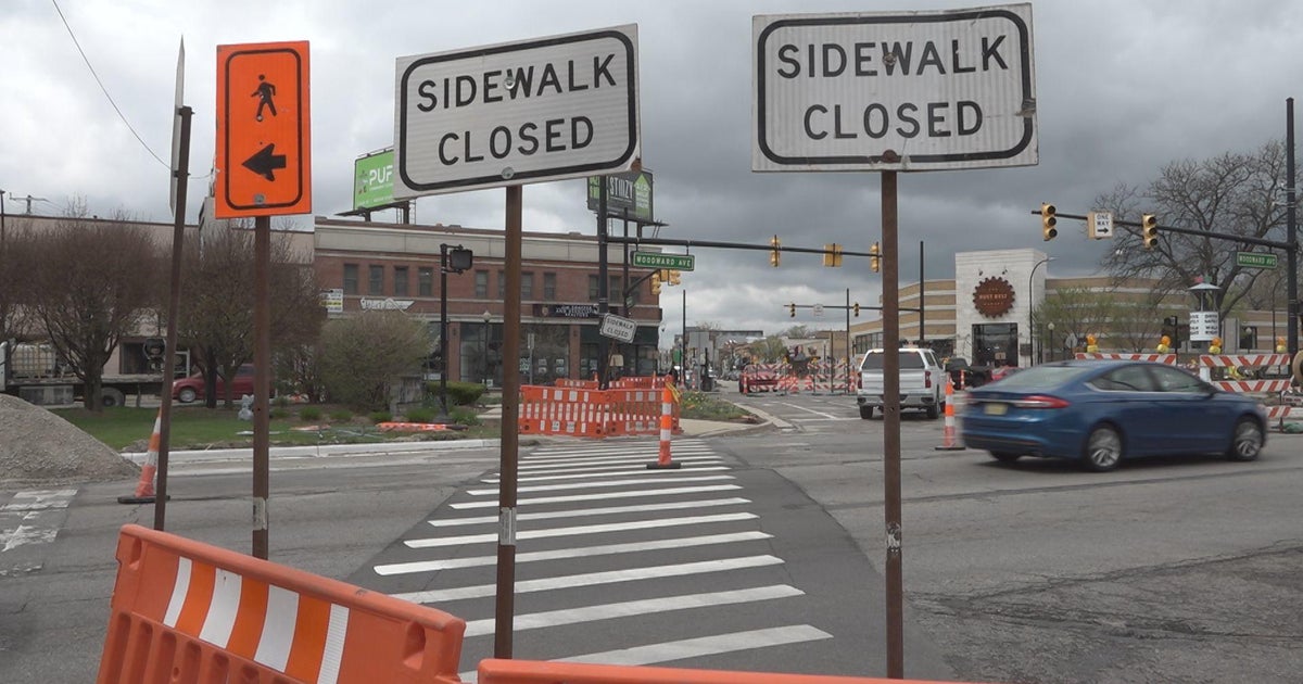 Construction crew cut cables to downtown Ferndale traffic signal