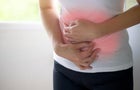 Women stomachache 