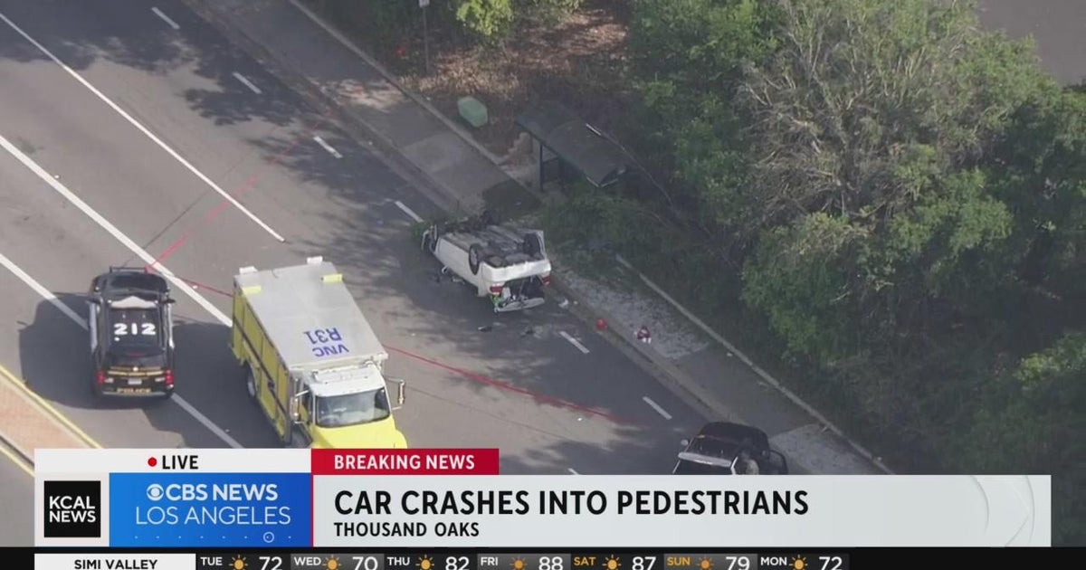 Multiple people injured after car crashes into pedestrians near ...